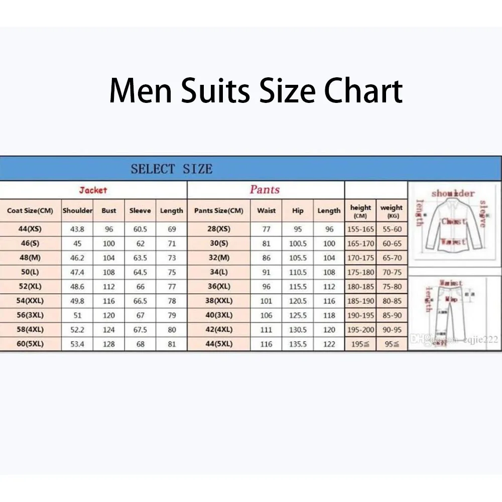 Fashion Designer Men's Suits Customized Peak Lapel Slim Fit 2 Piece Jacket Pants Full Sets Customized Male Clothing Terno — image 2