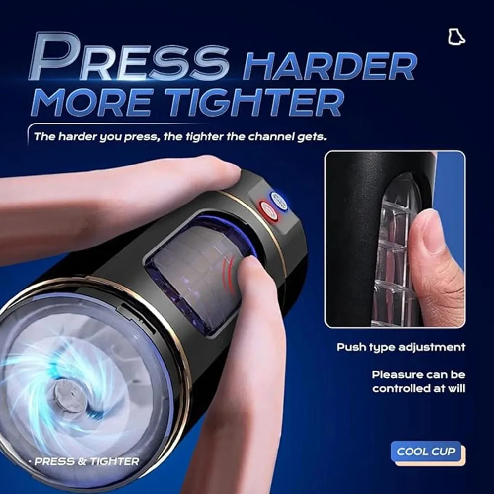 10 Frequency Male Vibration Masturbation Cup Intelligent Voice Interactive Aircraft Cup Penis Exercise Device Adult Sex Products — image 4