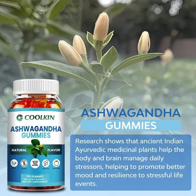 Ashwagandha Gummies - Enhance Physical Strength and Endurance Relieve Stress and Anxiety Improve Sleep Quality Antioxidant — image 4