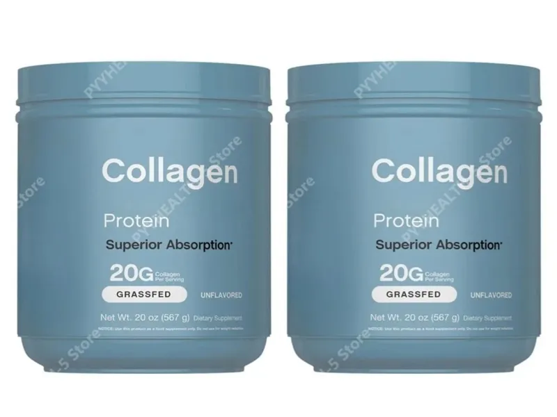 Collagen Powder 20oz Hair Skin Nails Superior Absorption Grassfed Protein Supplement 18 Essential Amino Acids Formula — image 7