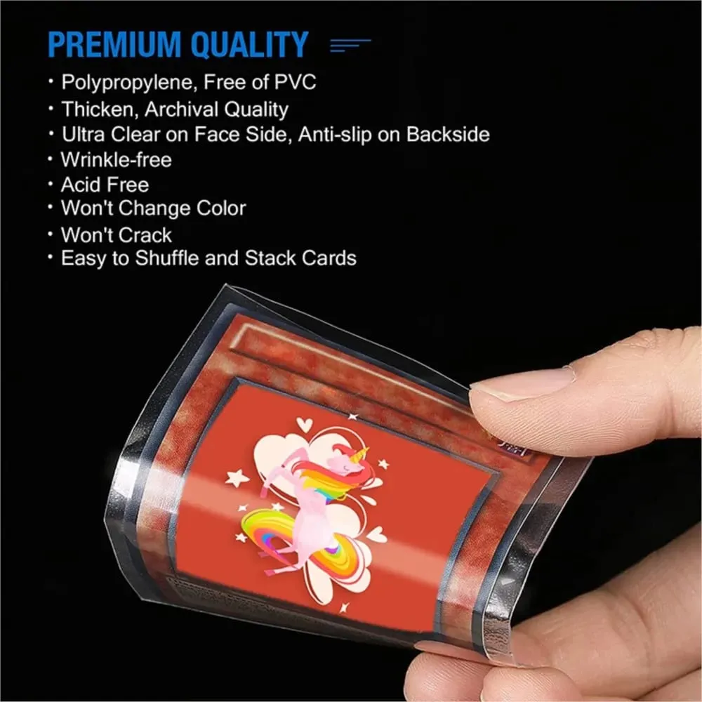 200 Pack Penny Card Sleeves Transparent Trading collect Protector Sleeve Holder For Game Pokemon Tcg Yugioh Baseball Sports Card