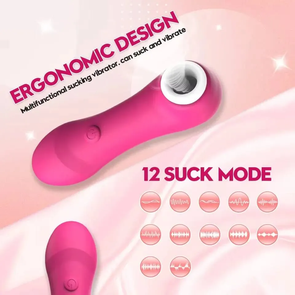Clit Sucker Vagina Sucking Tongue Vibrator Clitoris Stimulator Blowjob Oral Nipple Sex Toys For Adult Women Masturbator Erotic — image 5