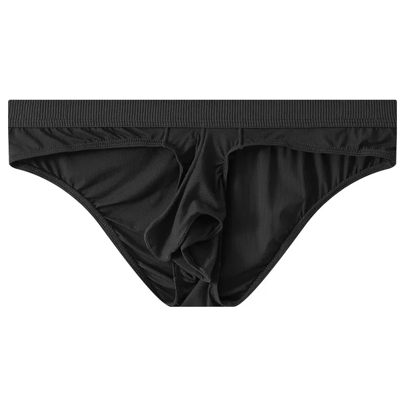 Men's Ice Silk Briefs Summer Transparent Seamless Quick-drying Man Breathable Panties Ultra-thin Underwear — image 25