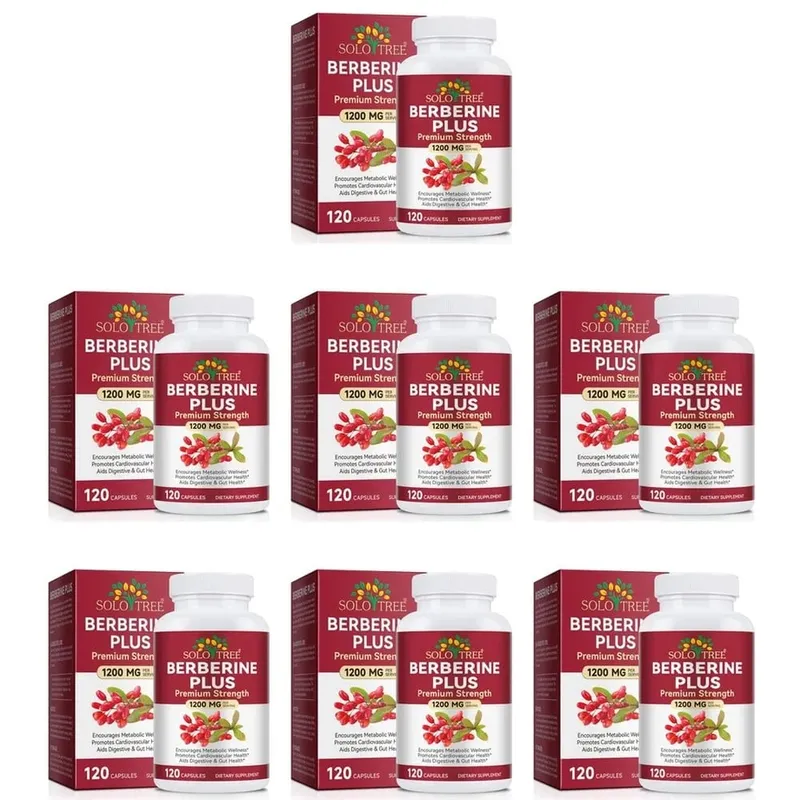 Berberine Plus Capsules 1200mg Berberine HCl Metabolism & Digestive Gut Health Support 120 Capsules — image 13