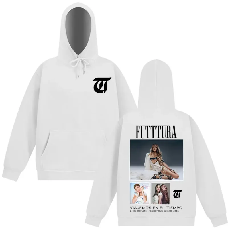 Singer TINI STOESSEL Futtura Album 2025 Tour Hoodie Men Women Aesthetic Trendy Sweatshirts Long-sleeved Loose Harajuku Pullover — image 4