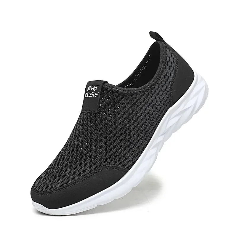 Men Shoes Sneakers Brand Man Casual Flats Shoes Loafers Slip on Male Mesh Big Size 48 Breathable Spring Autumn Summer 2026 New