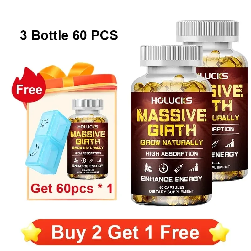 Men's Health Capsules with Tribulus Terrestris Ashwagandha Support Stamina Male Charm Hormonal Balance Daily Immune