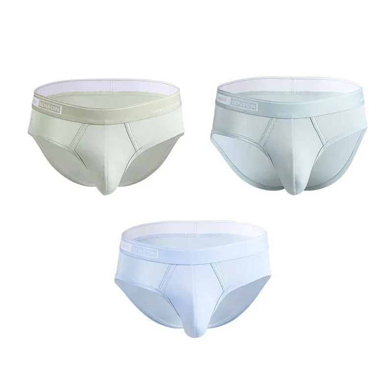 Kích Thước Lớn Mới Gợi Cảm Và Thoáng Khí Modal Nam Quần Tam Giác Màu Trơn Giữa Eo Quần Lót Dành Cho Thanh Niên Quần Đùi Dành Cho nam — image 9