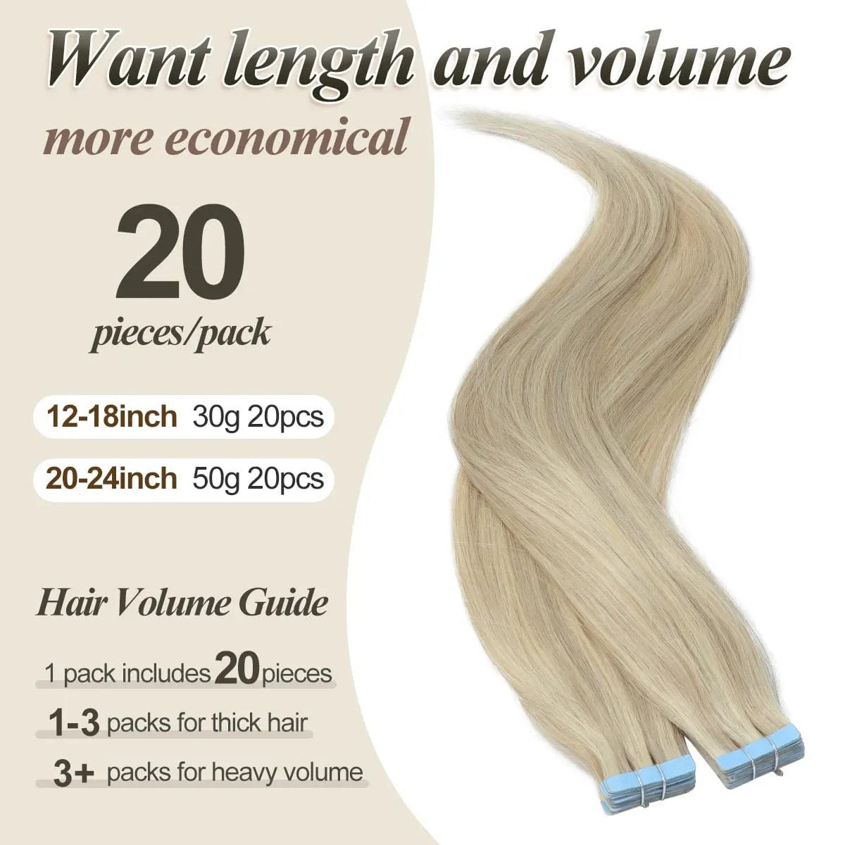 Tape in Hair Extensions Human Hair Invisible PU Tape in Extensions Straight Glue in Extensions Remy Human Hair Extensions 30G