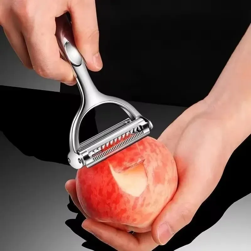 High Quality Stainless Steel Potato Cucumber Carrot Grater Julienne Peeler Vegetables Fruit Peeler Vegetable Slicer — image 10