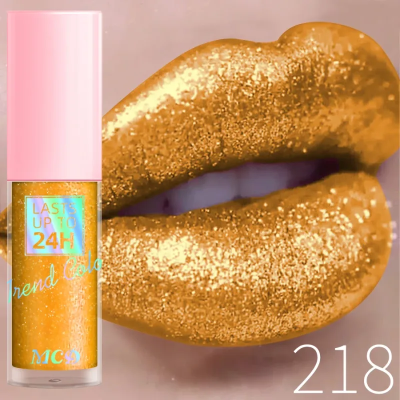 18 Χρώματα Diamonds Glitter Lip Gloss Μεγάλης διάρκειας Αδιάβροχο Υγρό Κραγιόν Pearl Shining Lip Color Sparking Lip Makeup Women — image 23