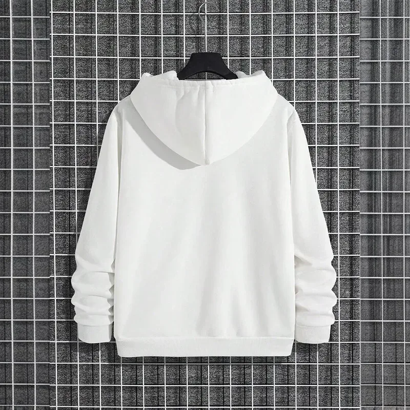 Black Letter Print Hoodies for Man Autumn Winter Hot Sale High Quality Hooded Sweatshirt Home Outdoor Casual Sport Warm Pullover — image 11