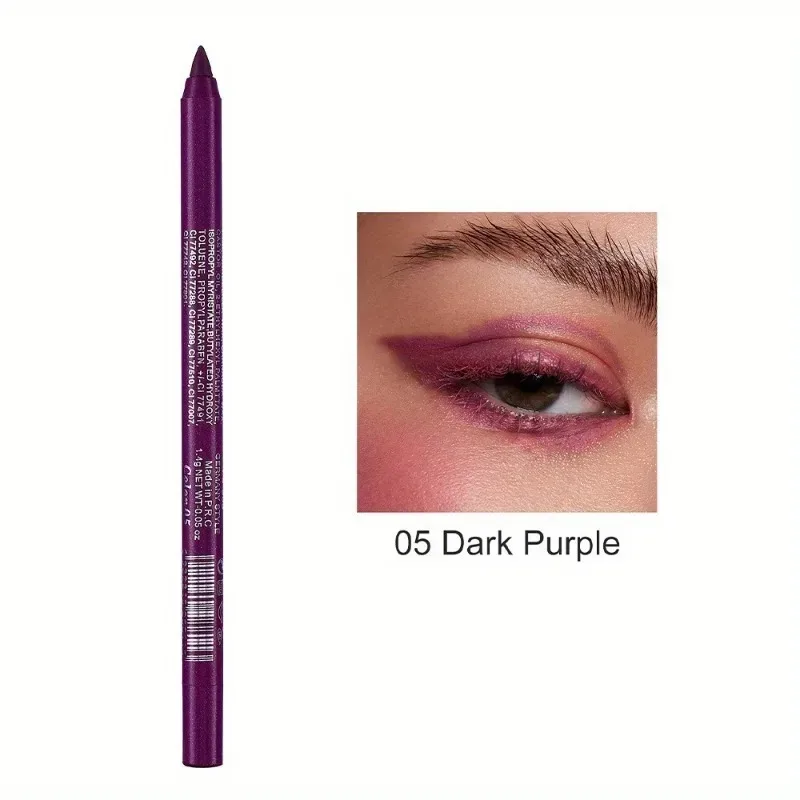 Matita per eyeliner perlescente a 17 colori, colorata, impermeabile, a lunga durata, opaca, liscia, facile da indossare, ombretto, penna per eyeliner, trucco per gli occhi — image 11