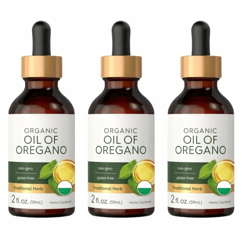 น้ำมันออริกาโนอินทรีย์หยดของเหลวมังสวิรัติอาหารเสริมสมุนไพรสุขภาพ Non-GMO ปราศจากกลูเตนทุกวันโภชนาการสนับสนุน 60ml ต่อขวด