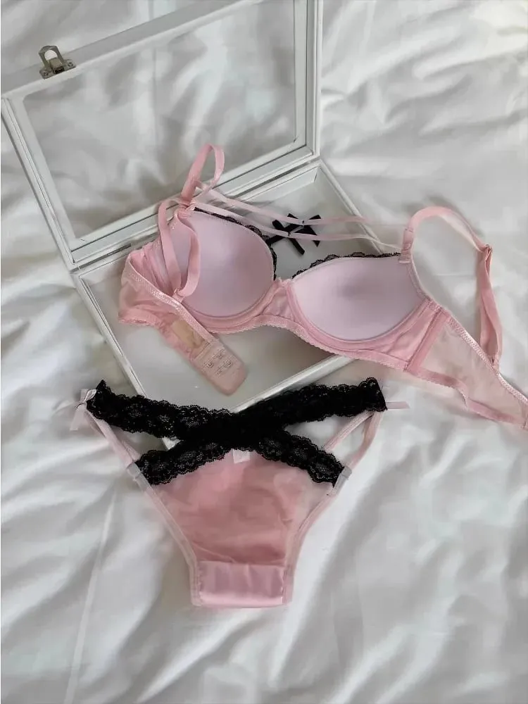 Teen Girl Push Up Bras Sexy Lace Underwire Bra for Small Bust Gathering Push Up Anti Sag Comfortable Lingerie Hot Sale — image 6