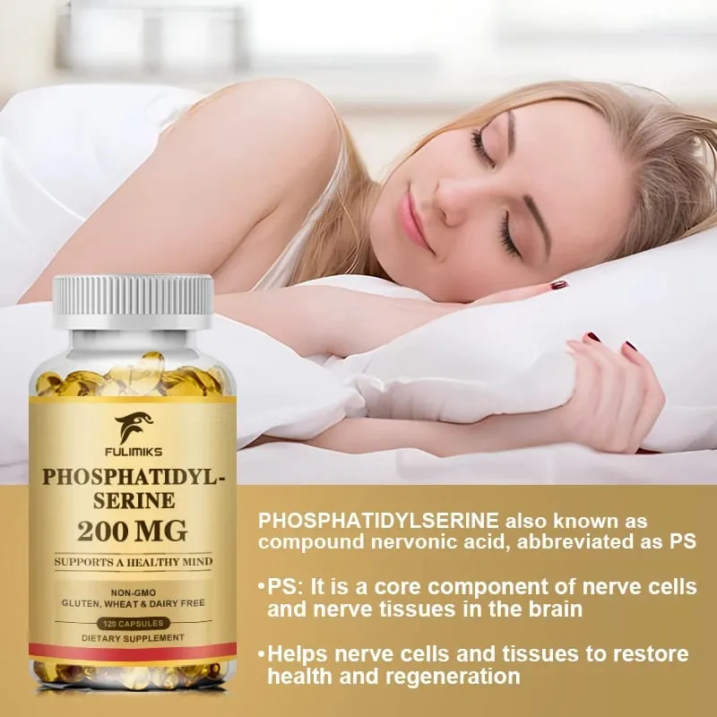 Premium Phosphatidyl Serine Capsules Support Memory Cognitive Concentration Reduces Stress Hormones & Fatigue Sharp Focus — image 5