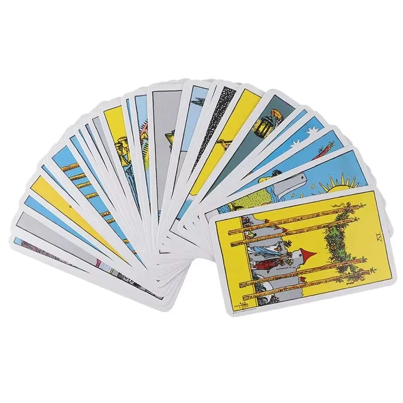 Rider Waite Tarot Card Divination Personal Use Tarot Deck Full English Spanish Version Oracles Deck for Girl Board Playing Game — image 3