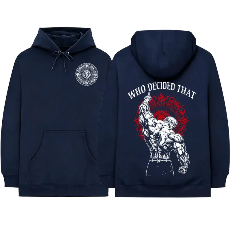 Anime The Seven Deadly Sins Escanor Manga Hoodies Men's Women Clothing Fashion Fleece Long Sleeves Hooded Sweatshirts Streetwear — image 3