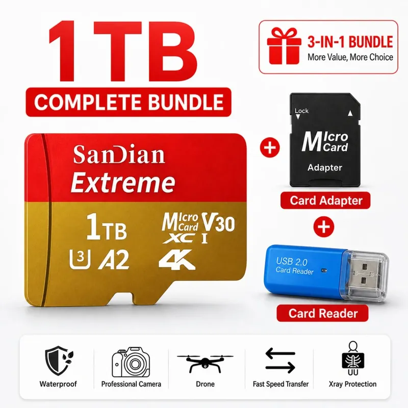 High-Speed 128GB Micro TF Card Class10 256GB Flash Card 512GB Memory Card for Smartphone Tablet — image 21