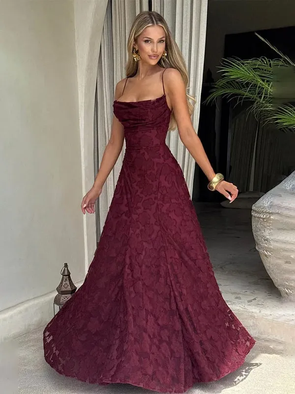 2026 Floral Embroidery Maxi Dress for Women Summer Party Prom Gowns Sexy Backless Suspender Dresses French Style Evening Dress
