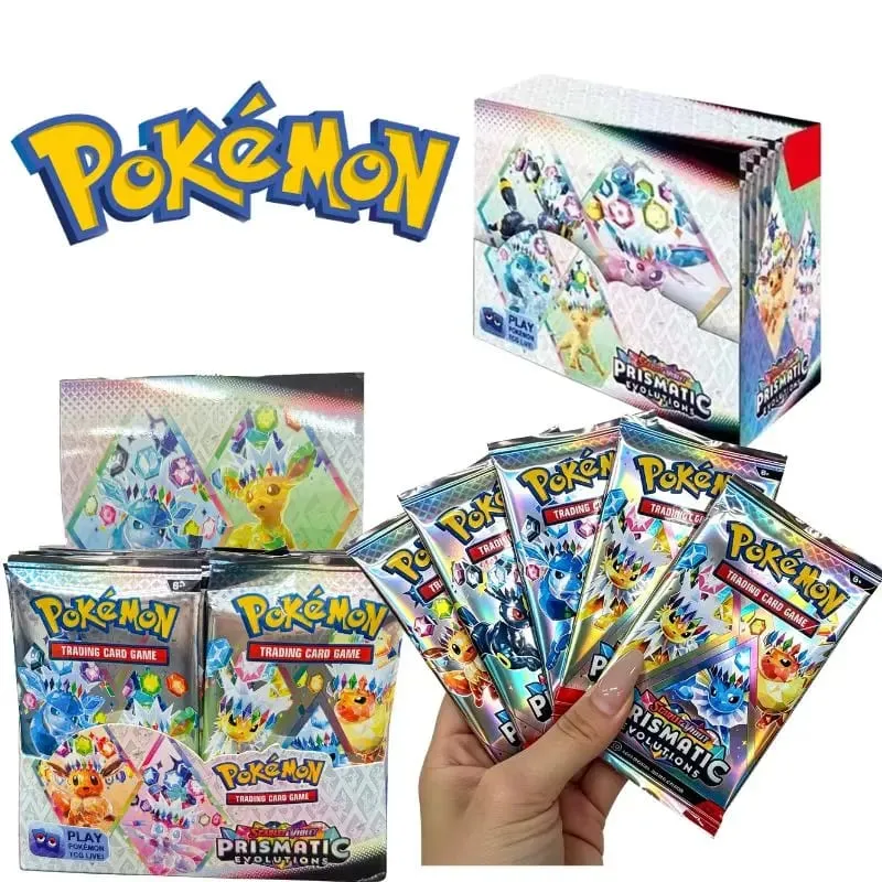 360Pcs/Box 10Cards/PACK English Pokémon Card Prismatic Evolutions English Booster Battle Transaction Card Gifts — image 3