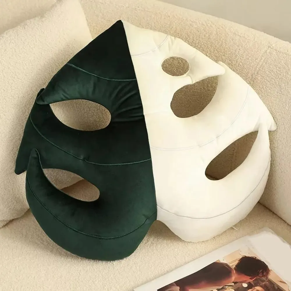 New Cartoon Creative Leaf Plush Toys Back Cushion Doll Green Plant Leaf Adult Pillow Cushion Home Indoor Decor Seat Pad — image 8