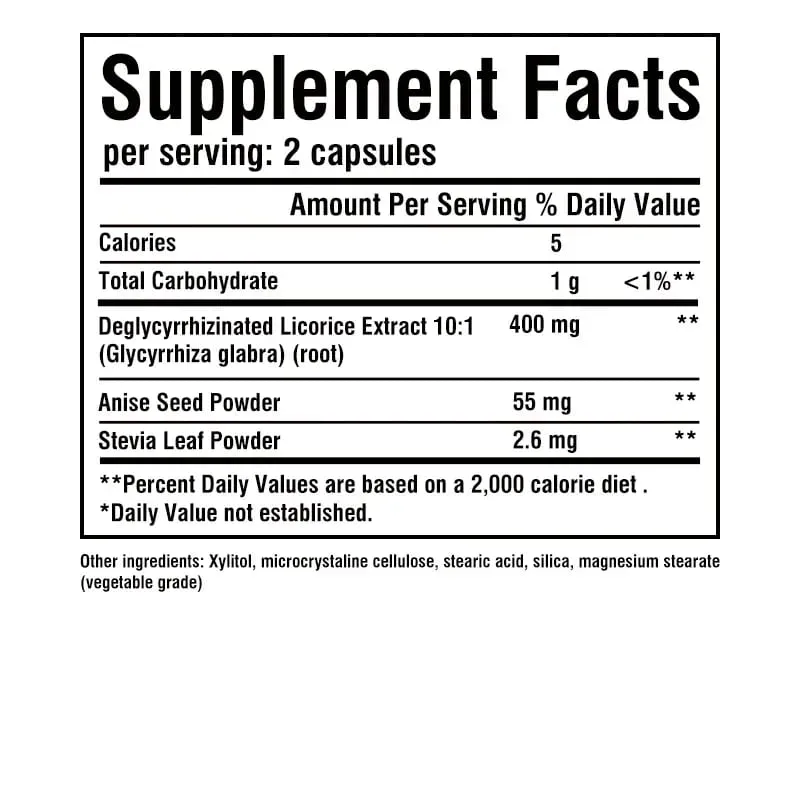 DGL Licorice Capsules 4000mg - Promotes Healthy Digestion Enhances Appetite Replenishes Energy and Accelerates Absorption — image 3