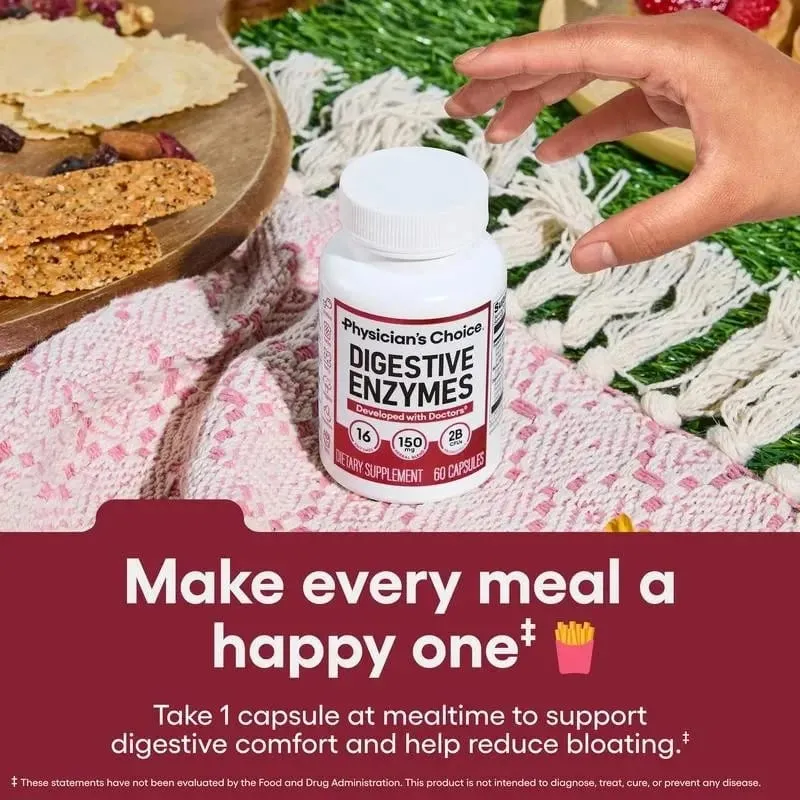 Digestive Enzymes - Gut Health Multi Enzymes Organic Prebiotics & Probiotics for Digestive Health — image 3