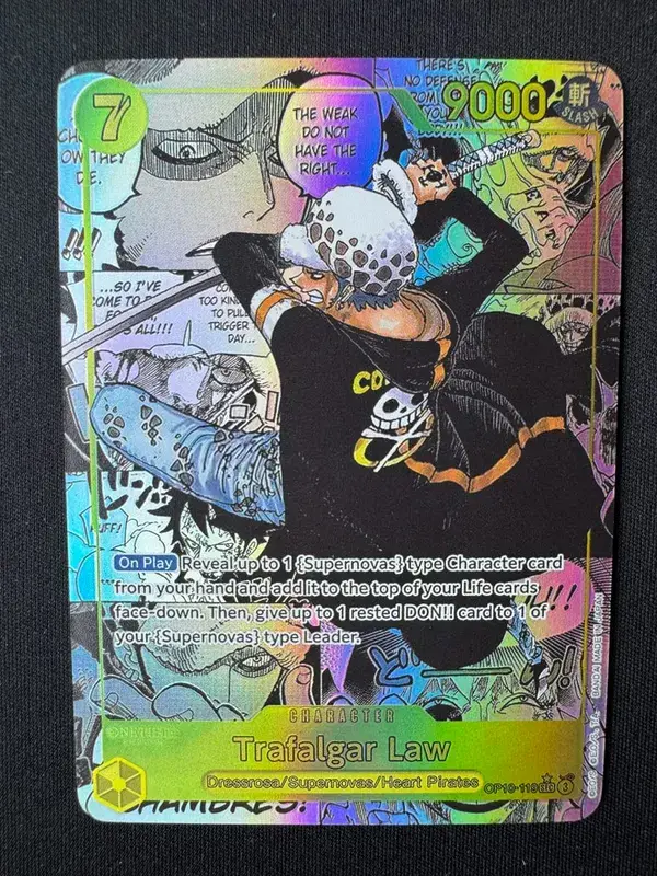 ONE PIECE Roronoa Zoro Monkey D. Luffy כרטיס אוסף תוצרת בית בגרסה יפנית אנגלית צעצועים מתנת יום הולדת לחג המולד — image 40