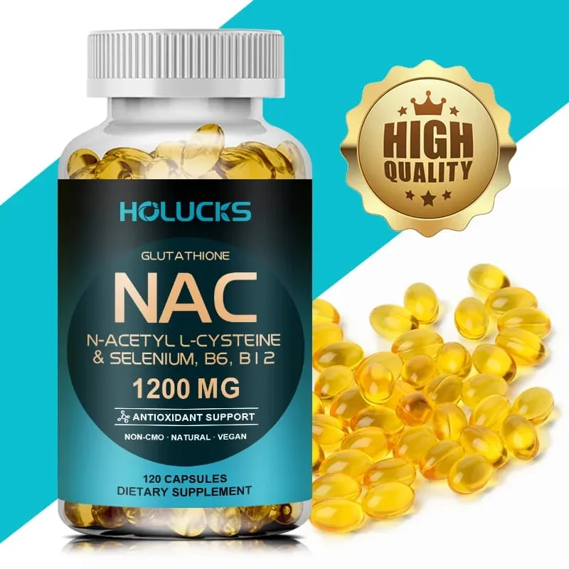 NAC kapszula 1200 mg - Támogatja a bőr egészségét Sejtenergia Antioxidáns Méregtelenítés Erősíti az Immunitást Javítja az emésztést