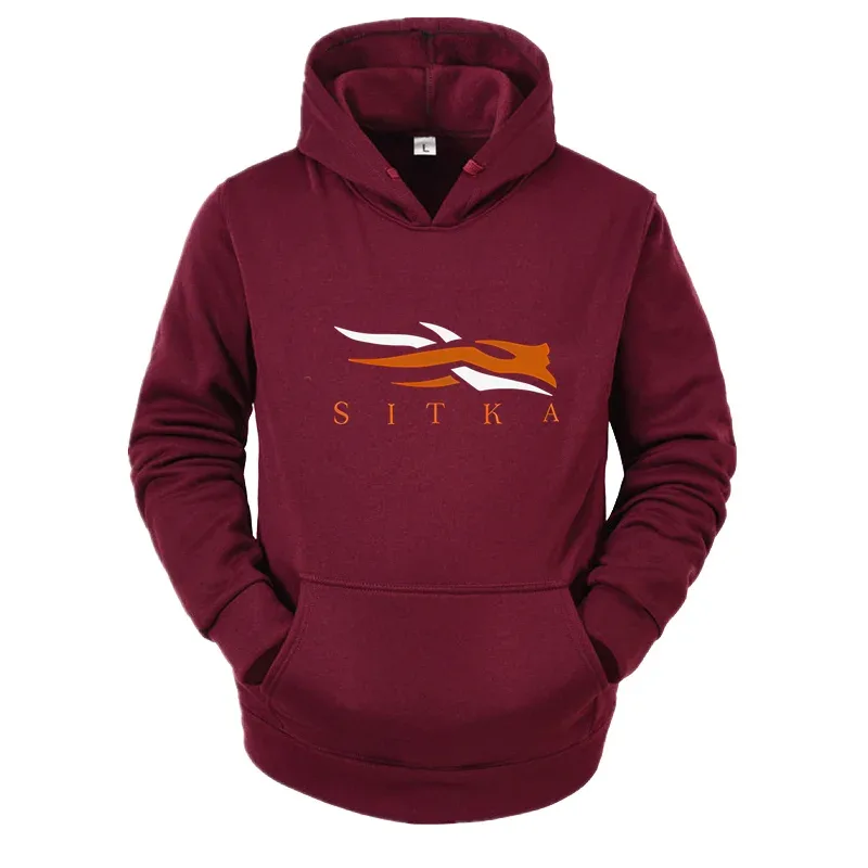 2026 New SITKA Letter Printed Fashion Men's Street Harajuku Y2K Autumn/Winter Hoodie Hip Hop Warm Sports and Leisure Clothing — image 11