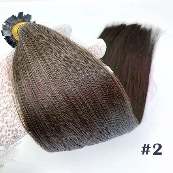 Straight Flat Tip Human Hair Extensions 16"-26" Inch 1g/Strand 100% Hair Extensions Keratin Capsule Fusion Hair For Women — image 9
