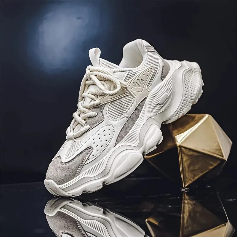Spring and Autumn Trend Thick Soled Versatile Casual Shoes New Comfortable Dad Shoes for Men's Outdoor Travel — image 4