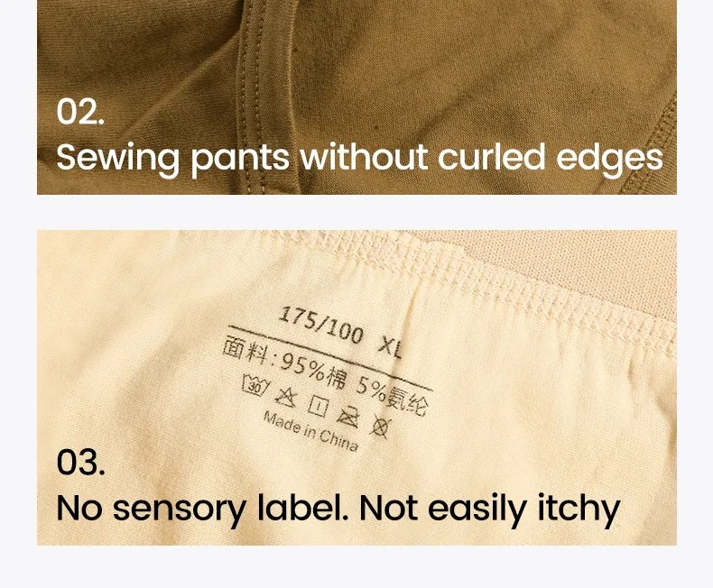 Men's pure cotton breathable and comfortable triangular underpants, mid-waist, skin-friendly and soft, teenagers' underpants 3256810188437944 — image 18