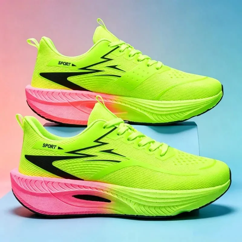 Marathon Running Shoes Men Speciality Sports Carbon Board Breathable Lightweight Women's Comfortable Athletic Nonskid Sneakers — image 12