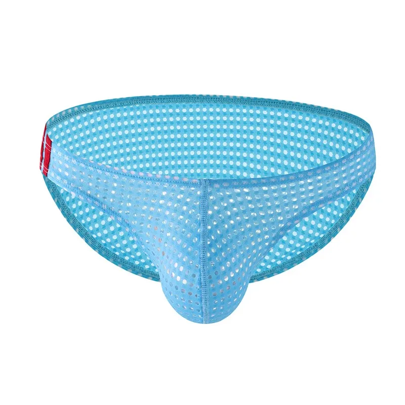 Slip da uomo Estate Traspirante Fori Intimo U Convesso Sottile Vita bassa Slip intimo da uomo Slip Mutande Calzoncillos