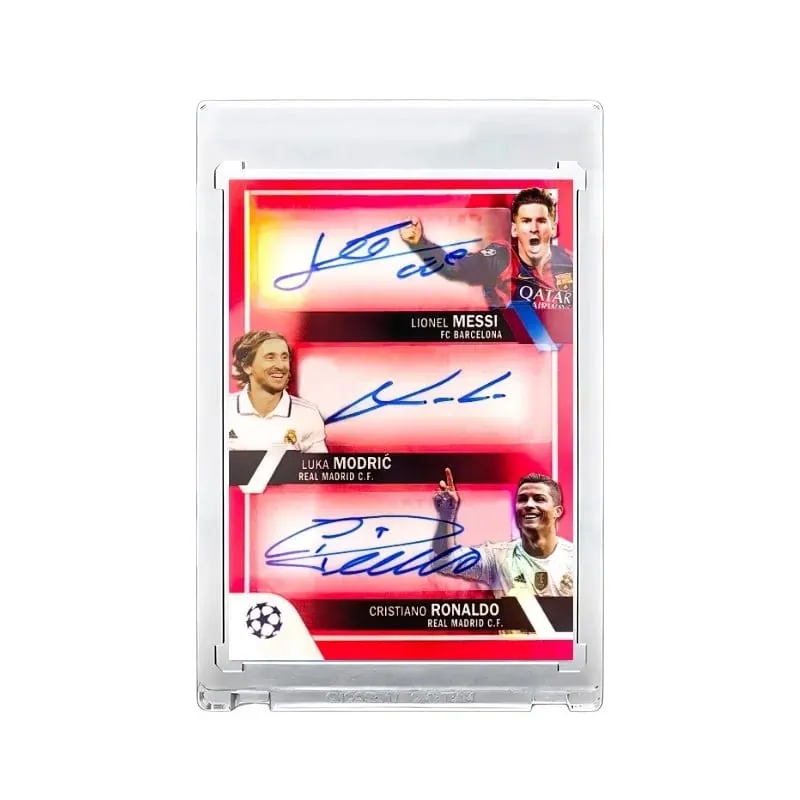 DIY All-Star Soccer Cards Set Featuring Messi Ronaldo & Mbappé Ultimate Birthday Gift Box for Football Boys Collection Card — image 2