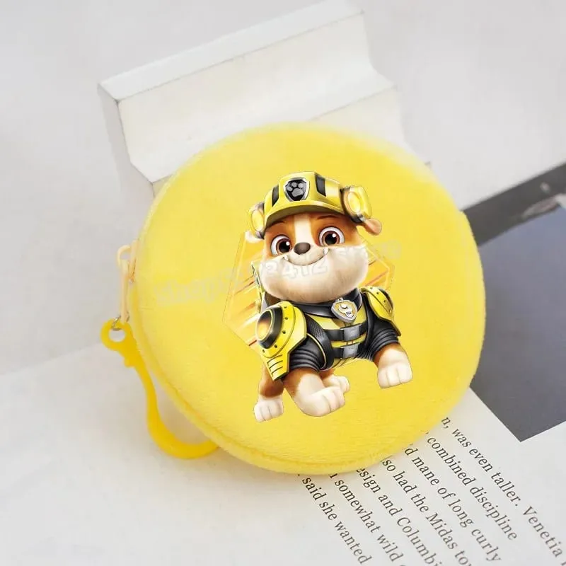 Paw Patrols Round Wallet Cute Keychain Bag Printing Coin Zipper Purse Anime Small Change Bags Convenient Mini Storage Pouch Gift — image 18