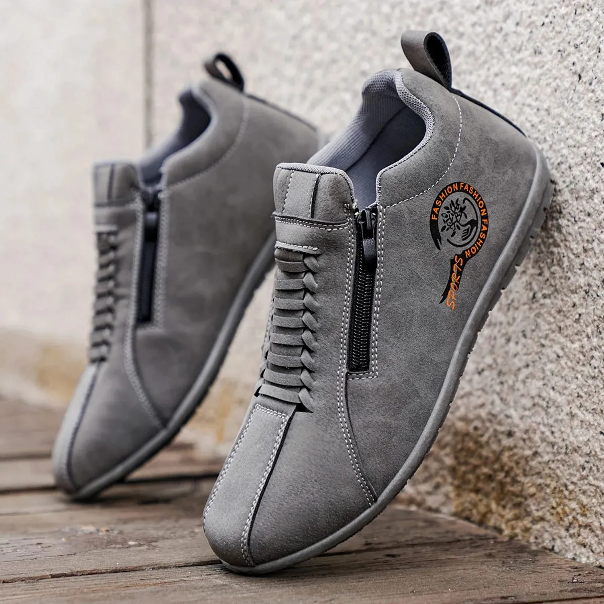 Men's Lightweight Casual Shoes Outdoor Entertainment Skateboarding Daily Walking Driving Shoes Comfortable Breathable Slip-On — image 6