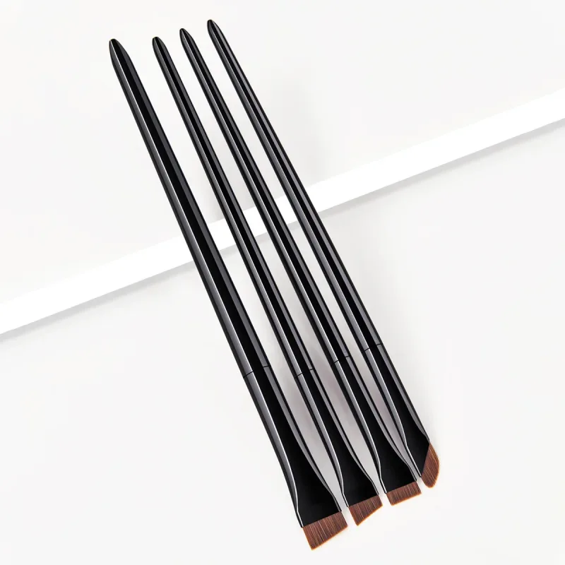 4Pcs Sickle Blade Eyeliner Brush Ultra Thin Flat Fine Eye Liner Makeup Brushes Flat Eyeliner Brush Eyebrow Make Up Brush — image 14