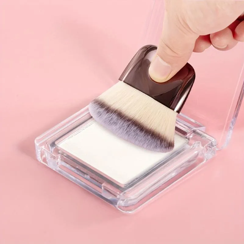 【1Pc Makeup Foundation Brush Blush Loose Powder Brush Kabuki Brush Multi-Function Cosmetics Make Up Brushes Beauty Supplies】