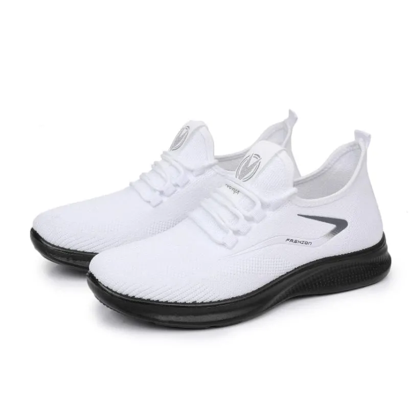 Men Comfort Knitted Loafer Sneakers 2026 New Arrival Breathable Air Knit Upper Slip On Shoes
