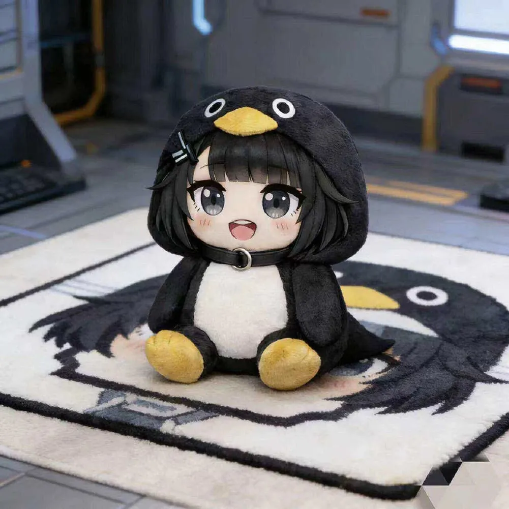 Gugugaga Little Penguin Plush Toy Cute Plush Stuffed Animal Doll Durable Stitching For Long Use For Car Sofa Office Decor