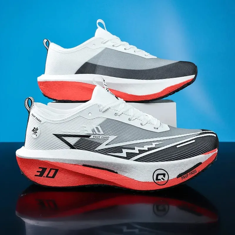 Men Running Shoes Marathon Carbon Board Speciality Sports Breathable Lightweight Women's Comfortable Athletic Sneakers New — image 2
