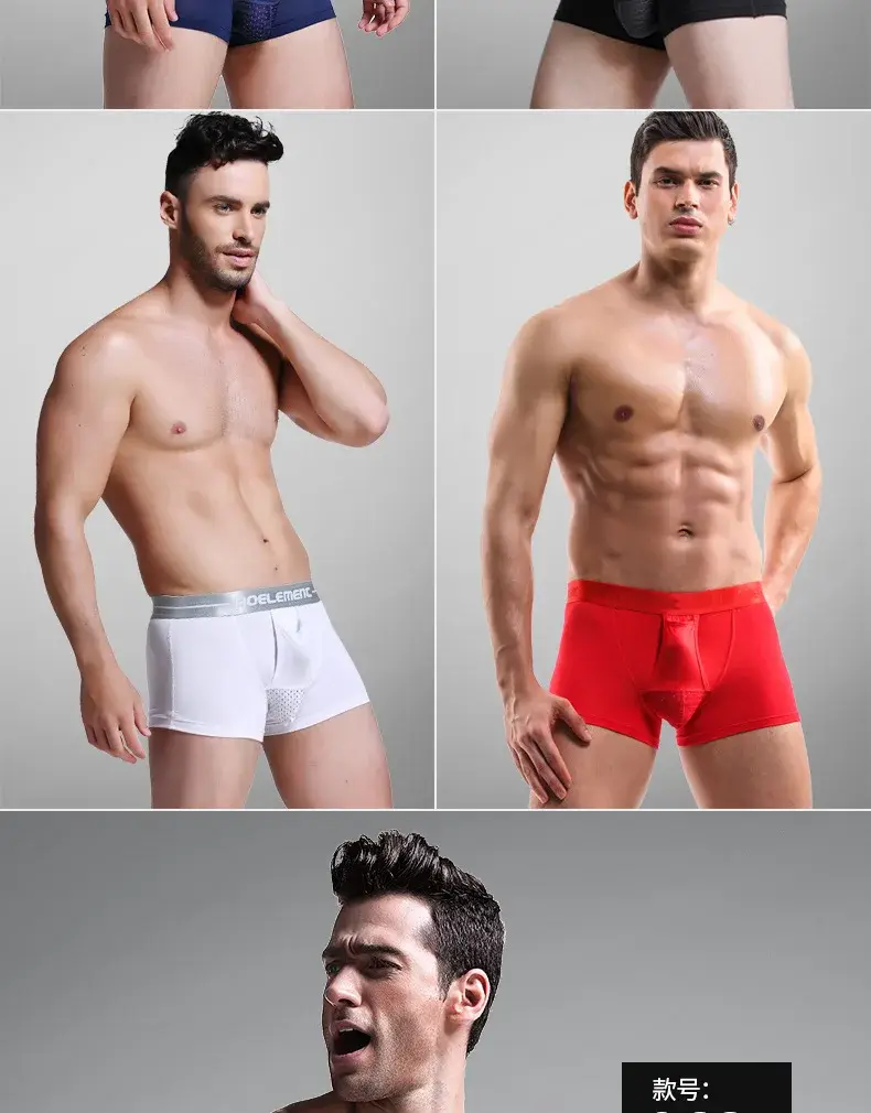 L-5XL ผู้ชายขนาดใหญ่ Varicocele ชุดชั้นใน Scrotal Testicle สนับสนุน Dual กระเป๋านักมวย Spermatic สายไฟ Bullet แยก Underpant — image 4