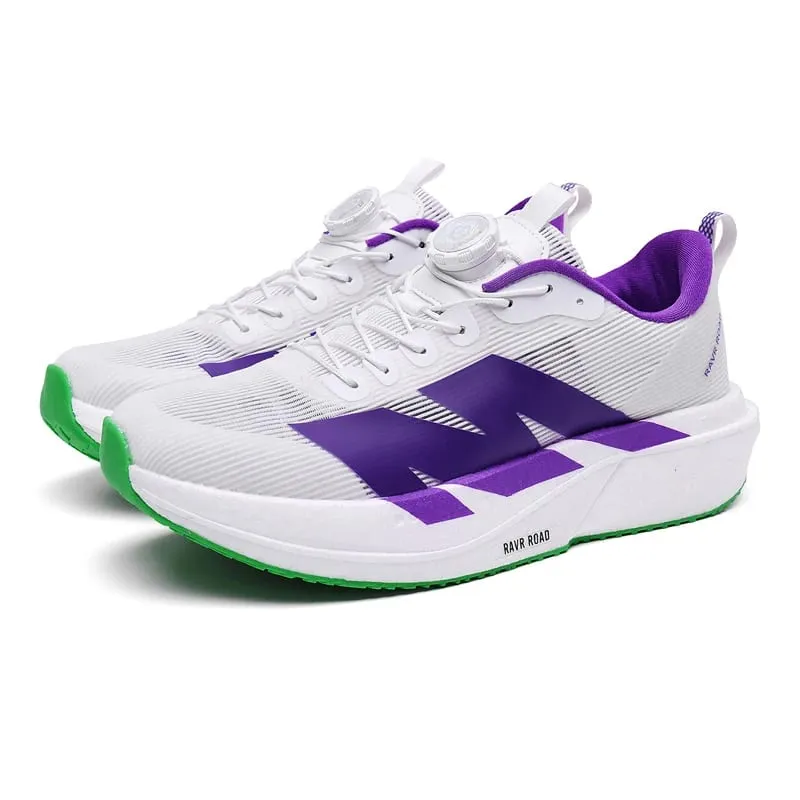 Men Cushioned Carbon Plate Running Footwear Breathable Mesh Marathon Sneakers Non-Slip Lightweight Athletic Shoes for Women Gym — image 9