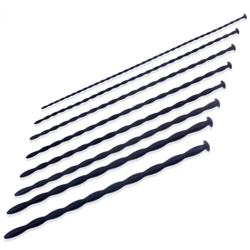 8 Sizes Urethral Sounds Beads Urethral Plug Urinary Dilator Urethra Masturbation Rod Sex Toy for Men