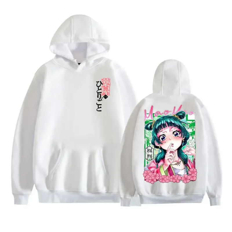 New Anime The Apothecary Diaries Hoodies Men Women's Fashion Kawaii Cute Cartoon Sweatshirt Fleece Long Sleeve Hoodie Streetwear — image 5