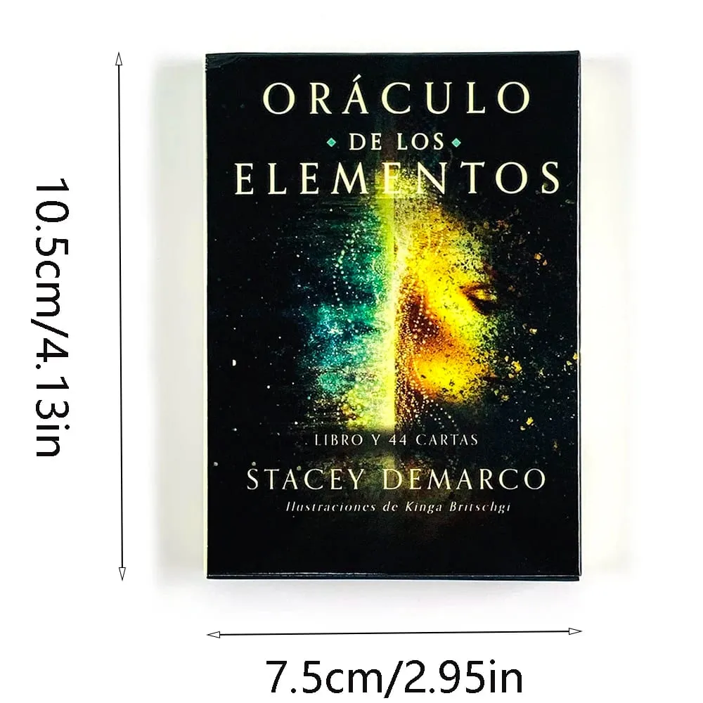 Oráculo De Los Elementos Oracle Cards 44-Card Deck Spanish Version Elemental Spiritual Guidance Divination Board Games — image 6