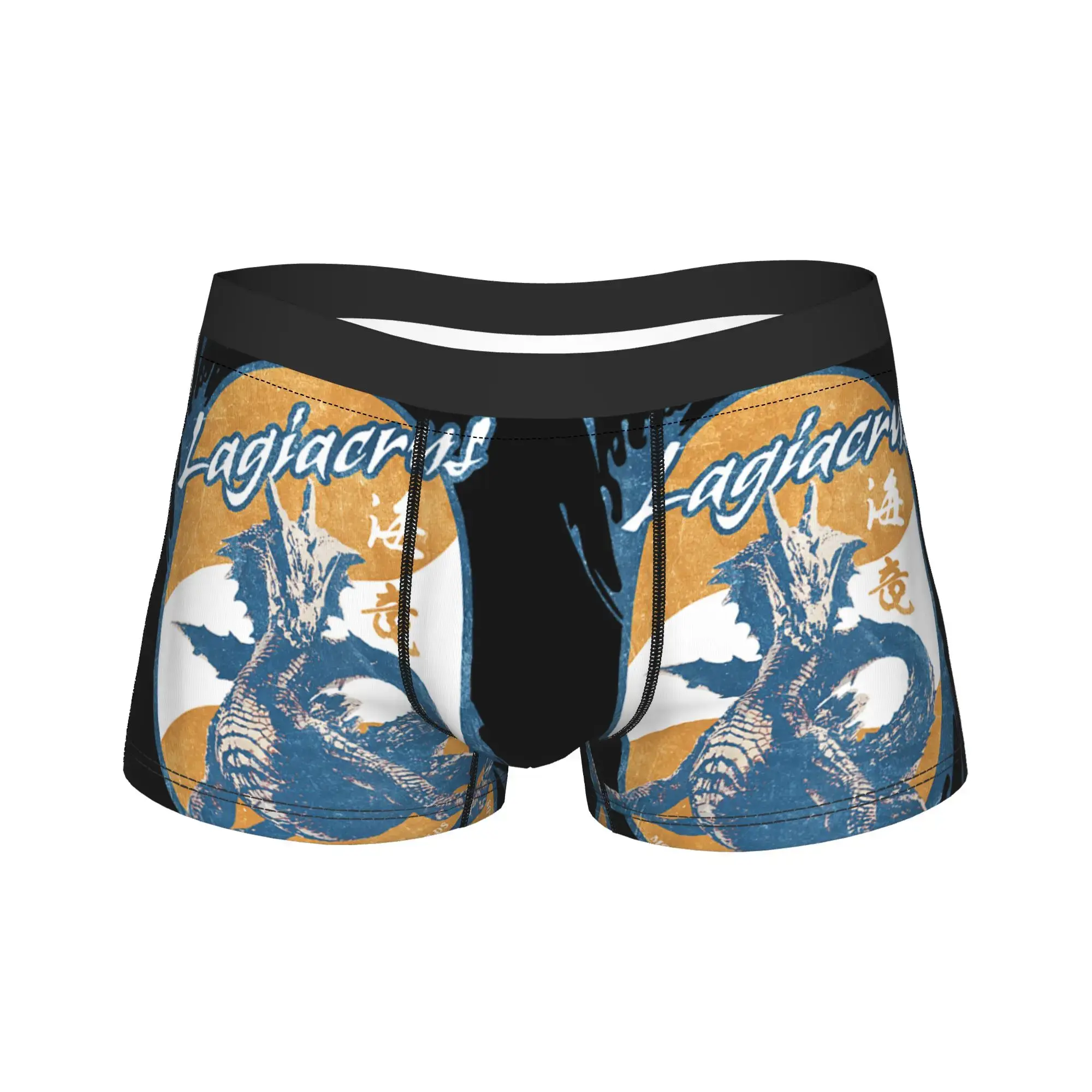 Wilds Lagiacrus BP Monster Hunter Underpants Breathbale Panties Men's Underwear Ventilate Shorts Boxer Briefs — image 6